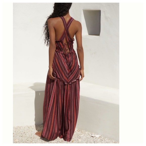 NWT Anthropologie V-Neck Maxi Sun Dress - Picture 5 of 17